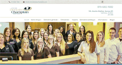 Desktop Screenshot of centredentairechamplain.com
